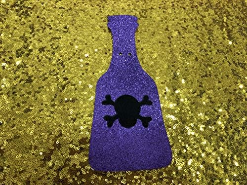 Gold Glitter Pick Your Poison Halloween Banner