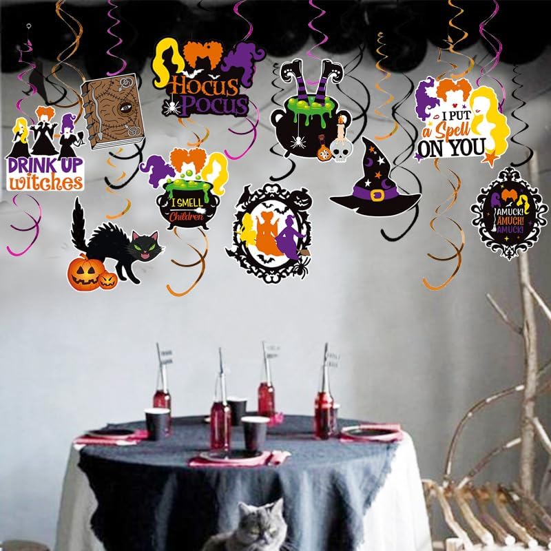 30pcs Hocus Pocus Decorations for Halloween Party
