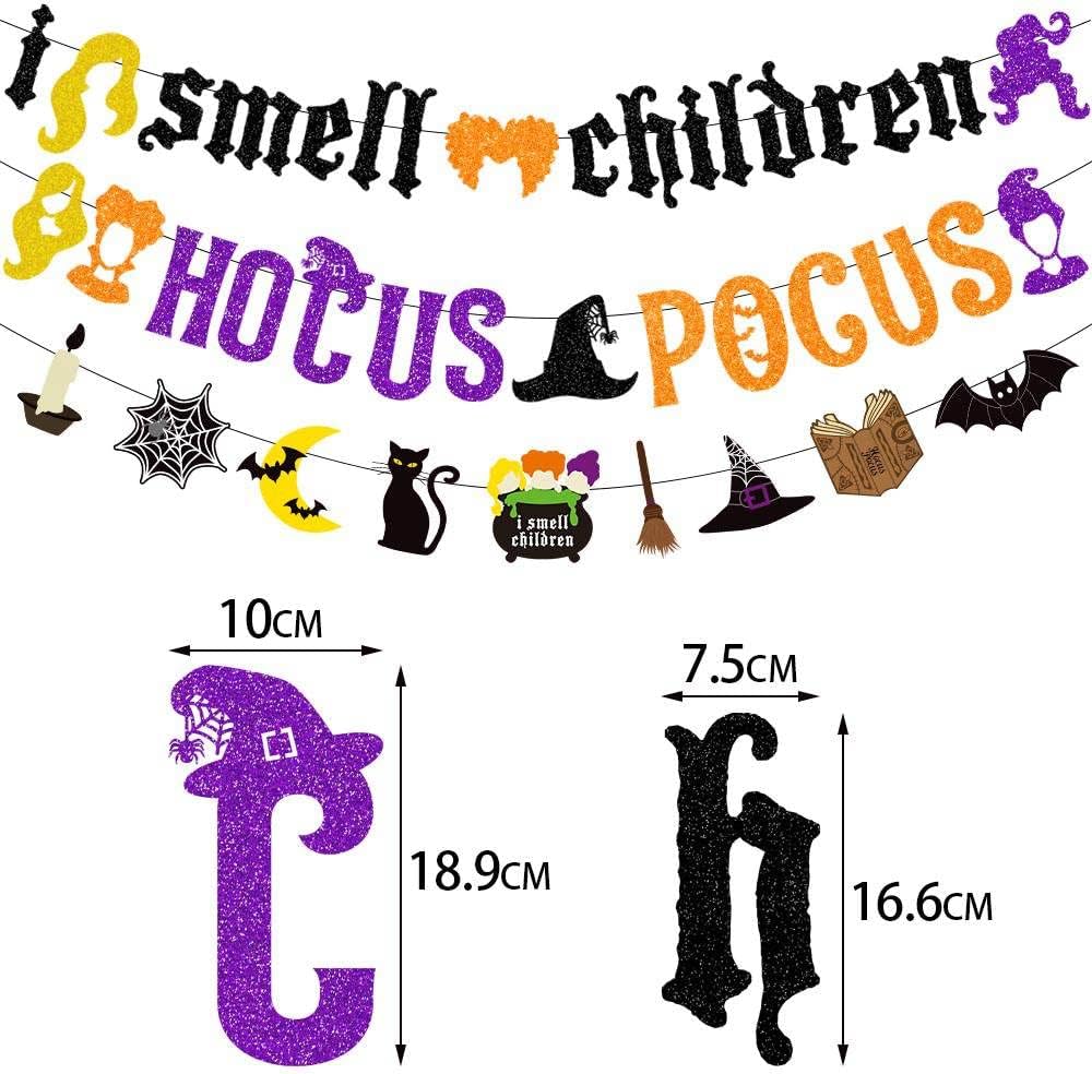 Happy Halloween Banner Cake Topper 11Pcs Decor Set