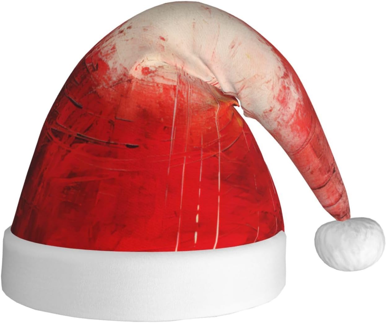 Qin And Zheng Abstract Painting Santa Hat Christmas Gift for Women