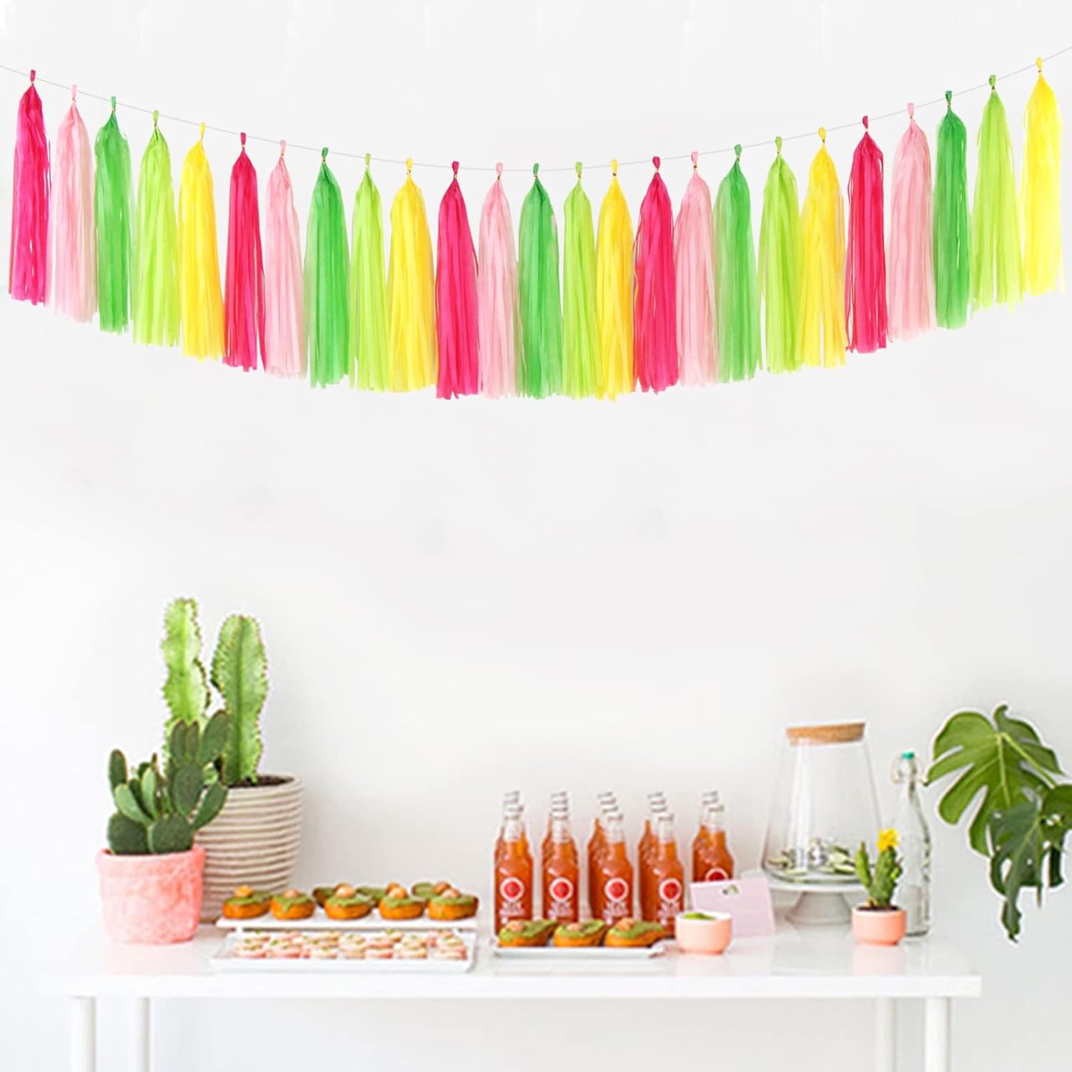 Panduola Hawaiian Tassel Garland 25pcs Decorations