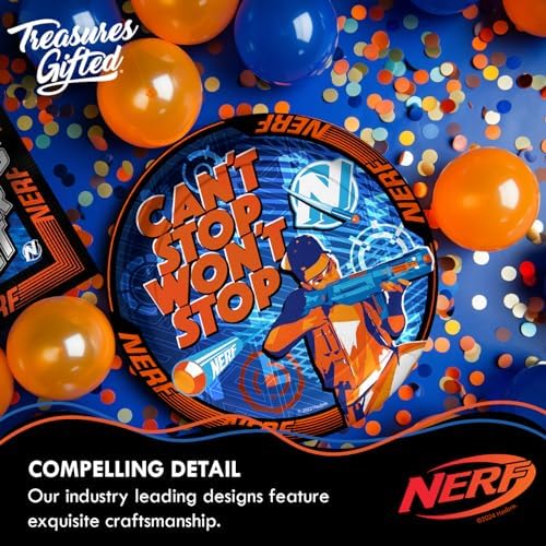 Officially Licensed Nerf Birthday Banner for Kids Party Decorations