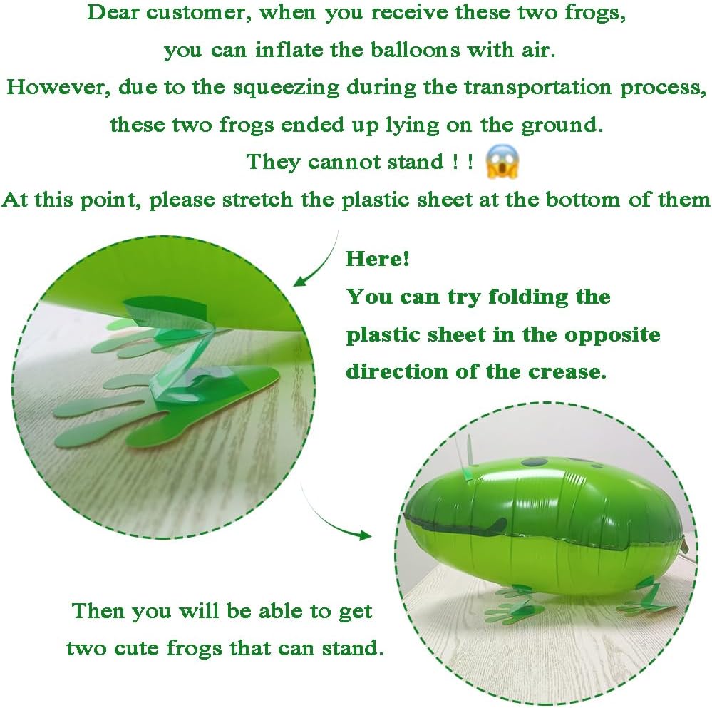 Zafete Walking Frog Balloons Arch Garland Kit