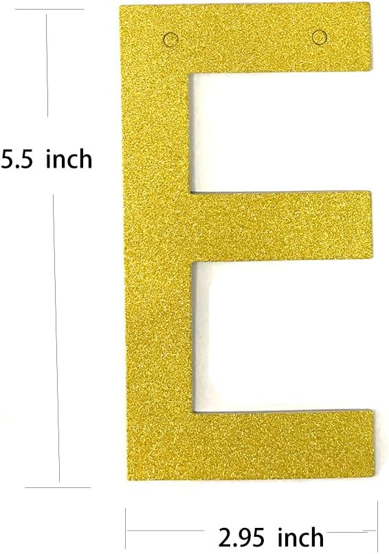 Glitter Gold Fiesta Bitches Banner Garland Birthday Decor