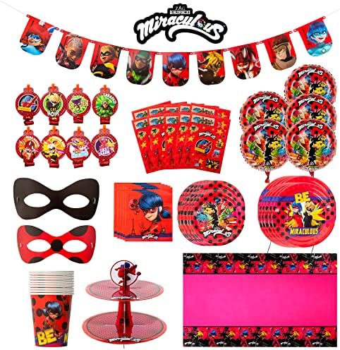Miraculous Ladybug Party-In-A-Box Kit - Cat Noir Edition