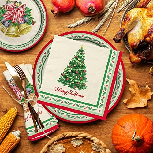 Christmas Tree Dinnerware Set for 50 Guests