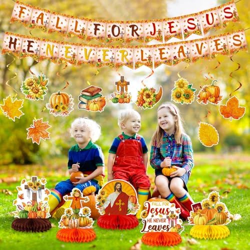 Blosssound Fall for Jesus Decorations 29 Pack