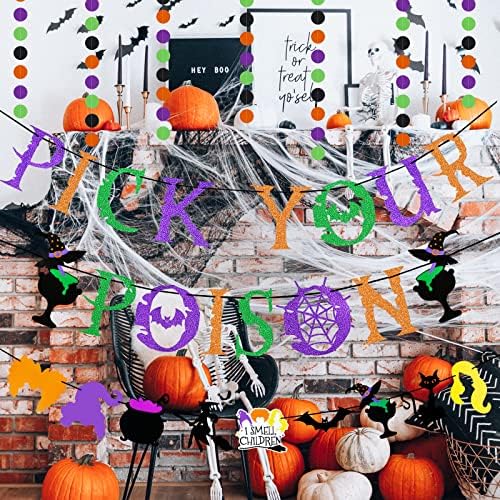 Pick Your Poison Halloween Banner Decor Set