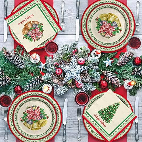Christmas Tree Dinnerware Set for 50 Guests