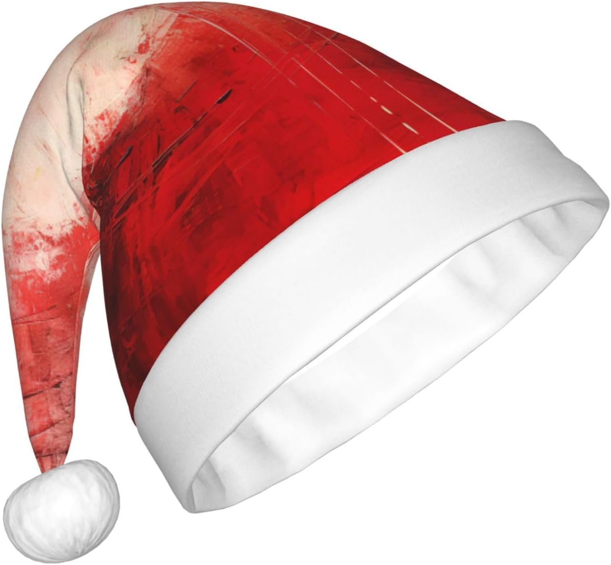 Qin And Zheng Abstract Painting Santa Hat Christmas Gift for Women