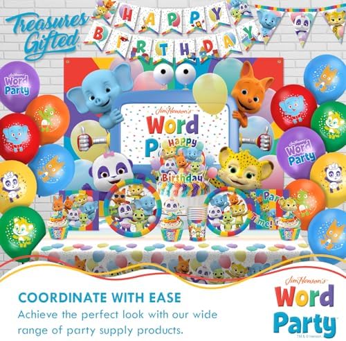 Treasures Gifted Word Party Birthday Banner - 15 Panel Decorations