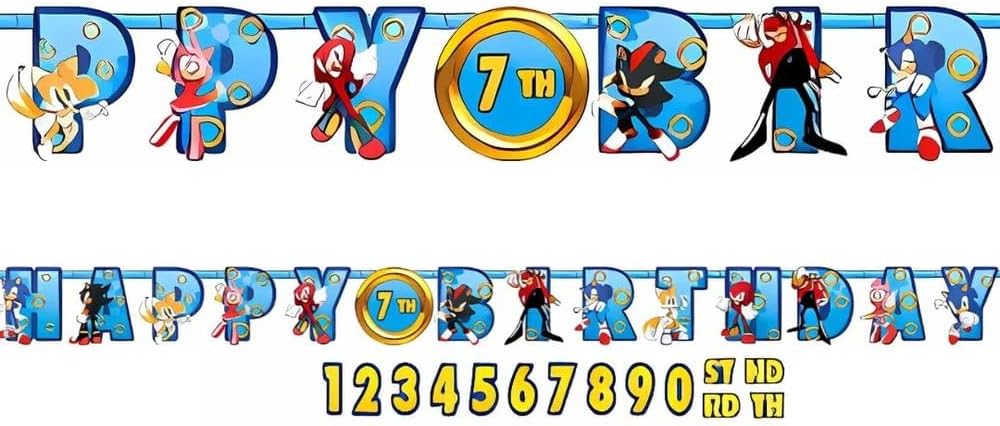 Sonic Jumbo Add An Age Banner - 105 x 10