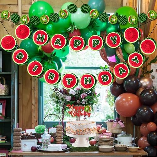 Seyal Watermelon Theme Birthday Party Decorations