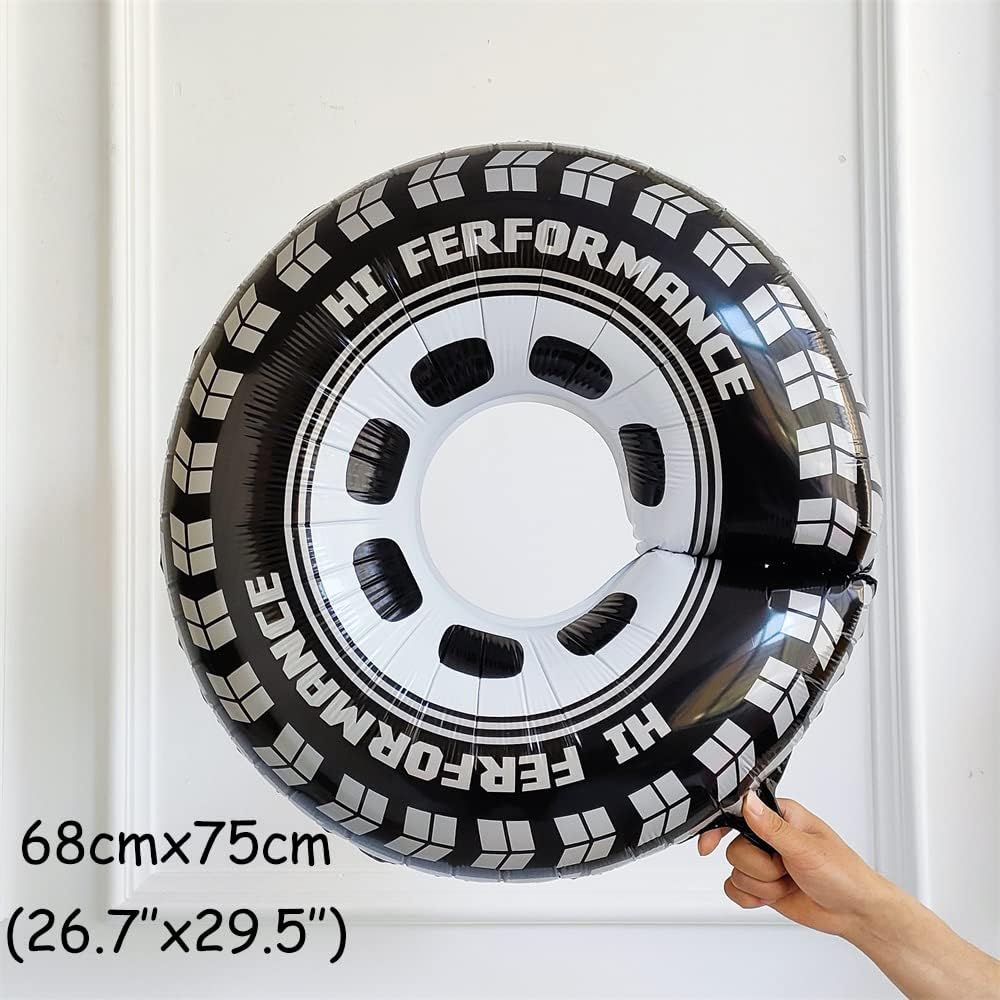 Race Car Balloon Garland Arch Kit with 166PCS Balloons