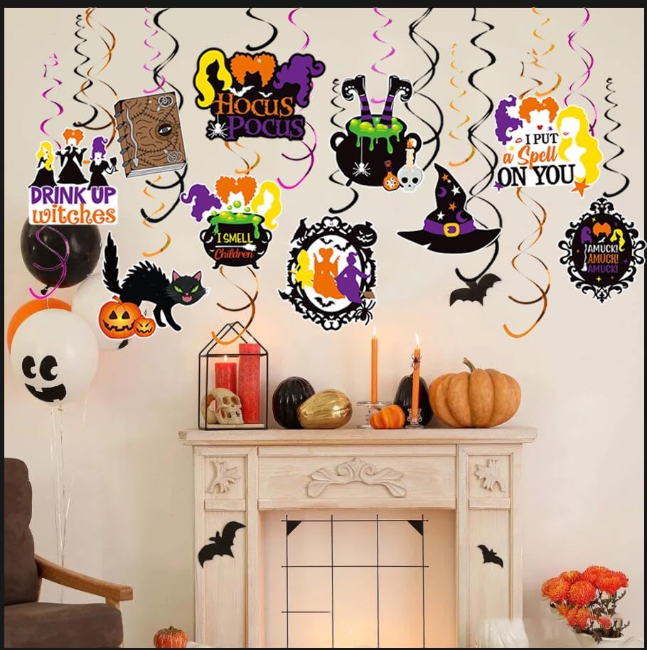 30pcs Hocus Pocus Decorations for Halloween Party