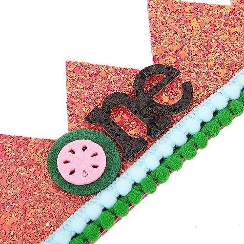 NUOBESTY 1st Birthday Watermelon Decor Kit for Baby