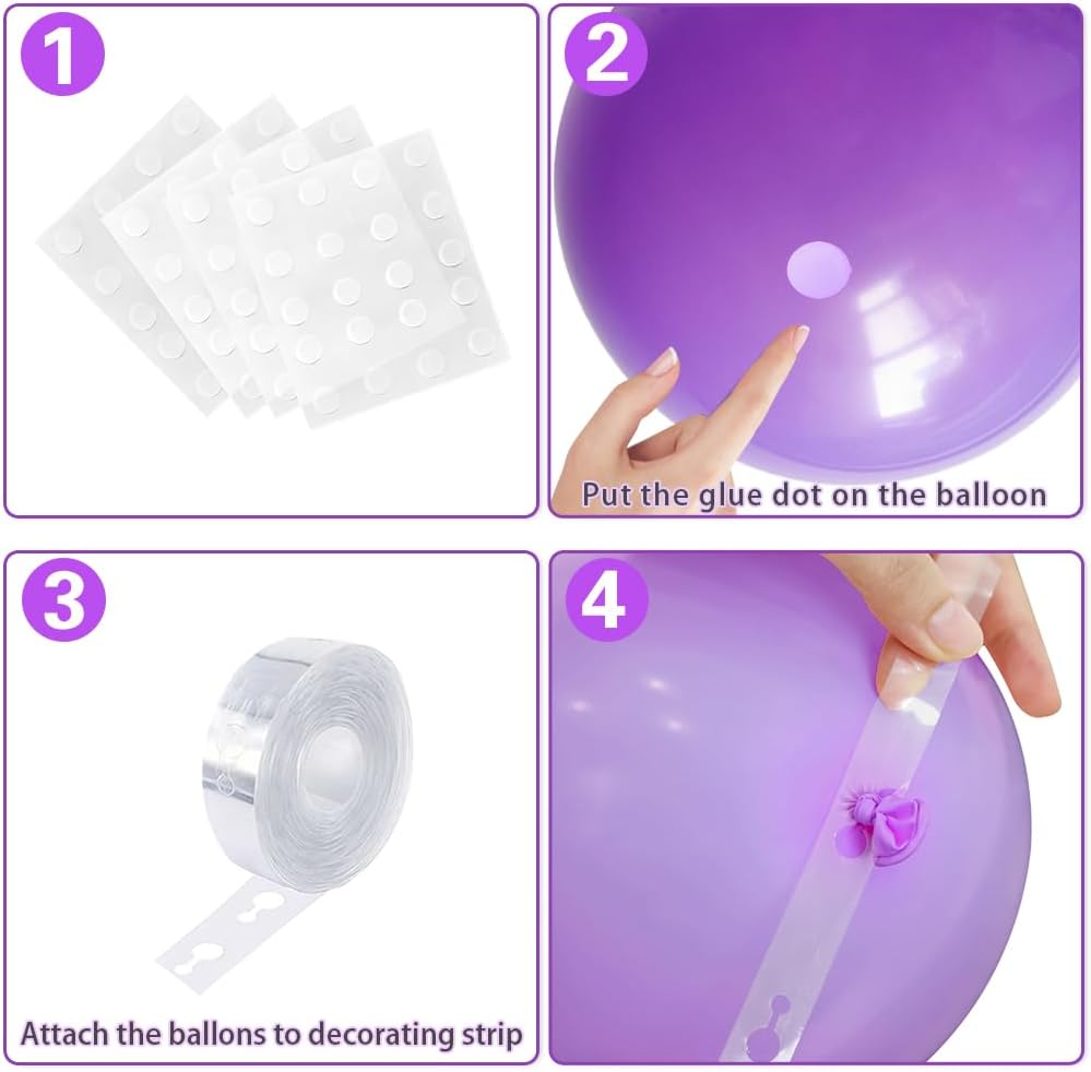 70pcs Orange Purple Black Balloons for Halloween Party Decorations
