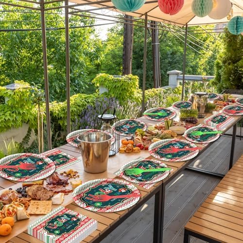 Christmas Ugly Sweater Party Tableware for 24 Guests