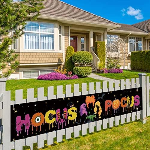 Hocus Pocus Banner Halloween Party Decor 98x16 ft