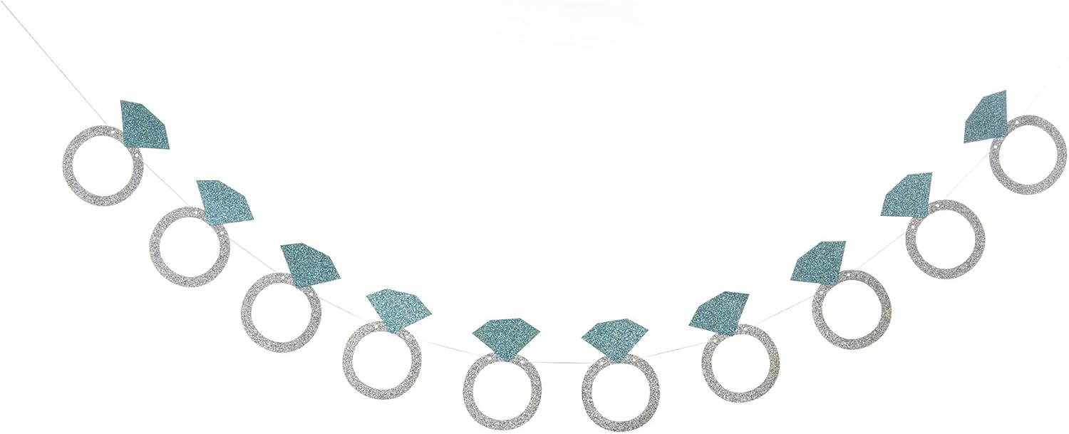 Giuffi Diamond Ring Banner Silver Blue