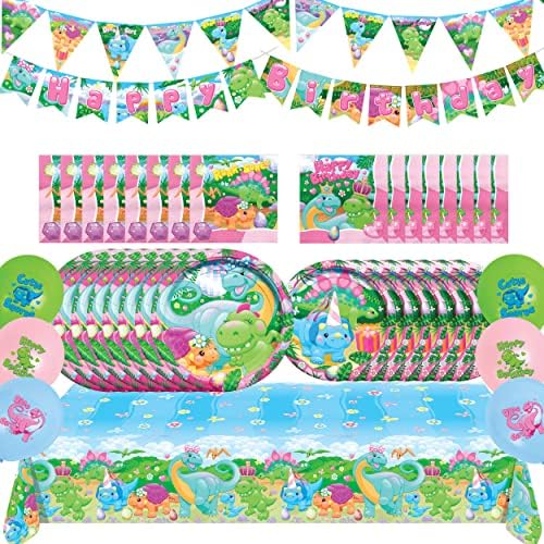 Treasures Gifted Dinosaur Party Decorations for Girls