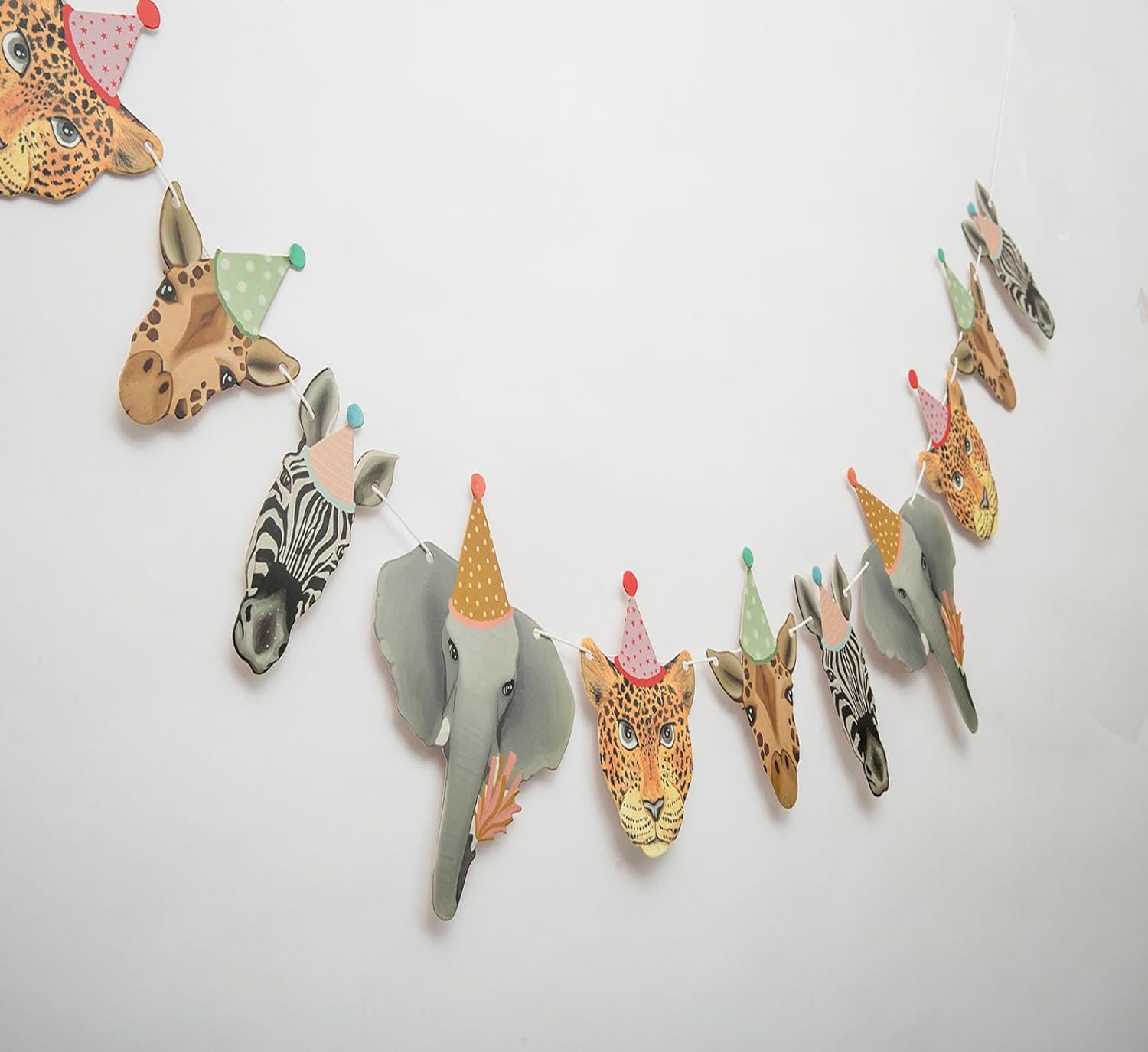 Jungle Safari Animal Party Decorations Banner