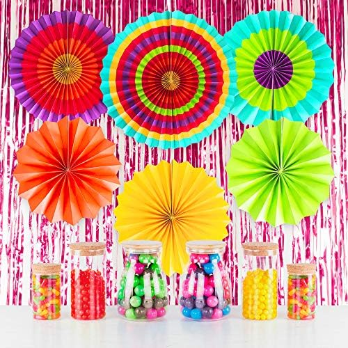 Super Z Outlet Paper Fans for Kids Party Decorations