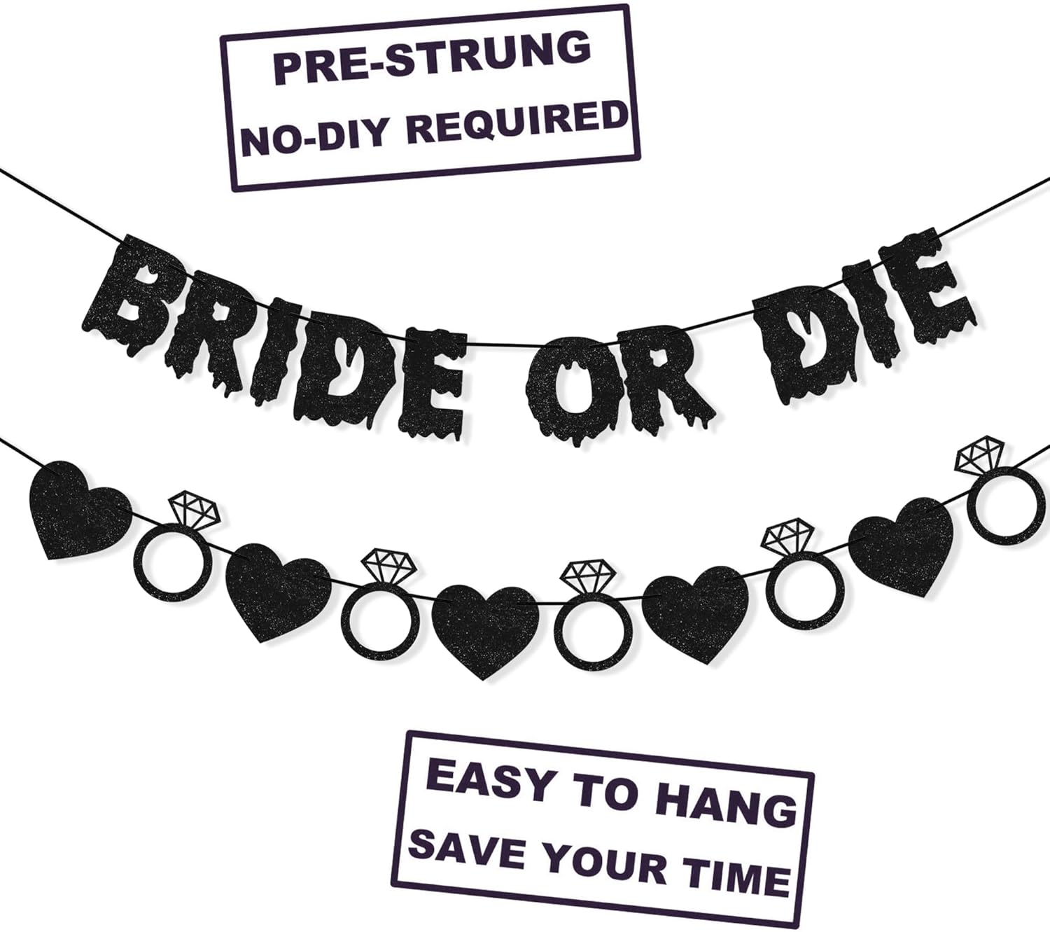Bride or Die Bachelorette Party Decor Banner