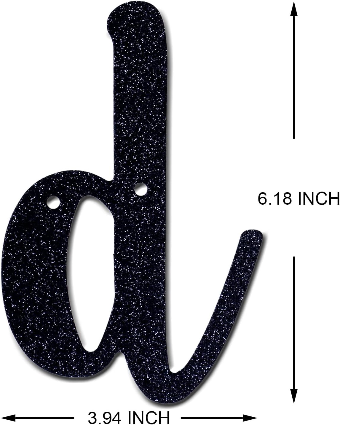 Black Glitter Tale As Old As Time Pre-Strung Banner