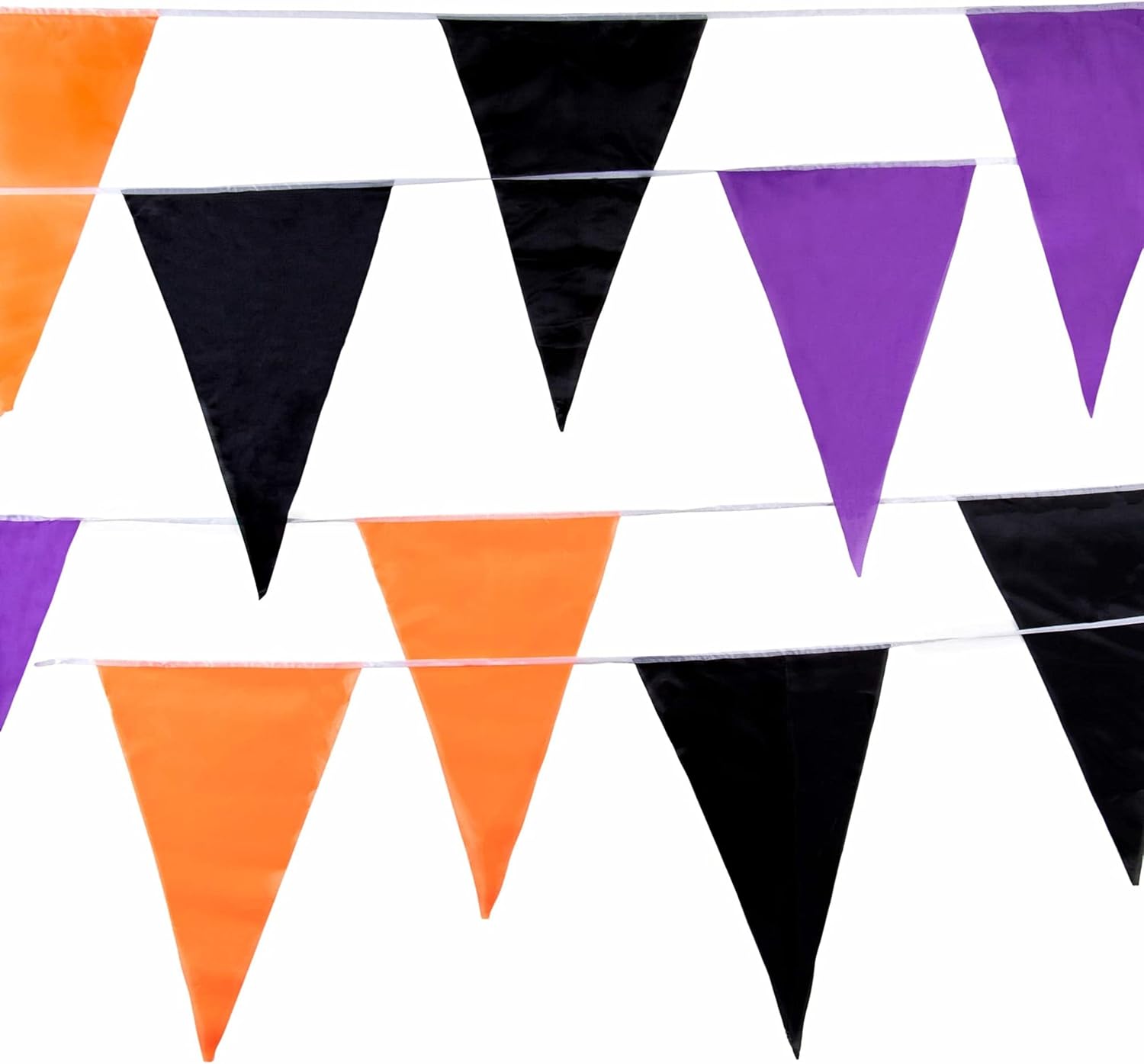 Halloween Pennant Banner with 48 Flags