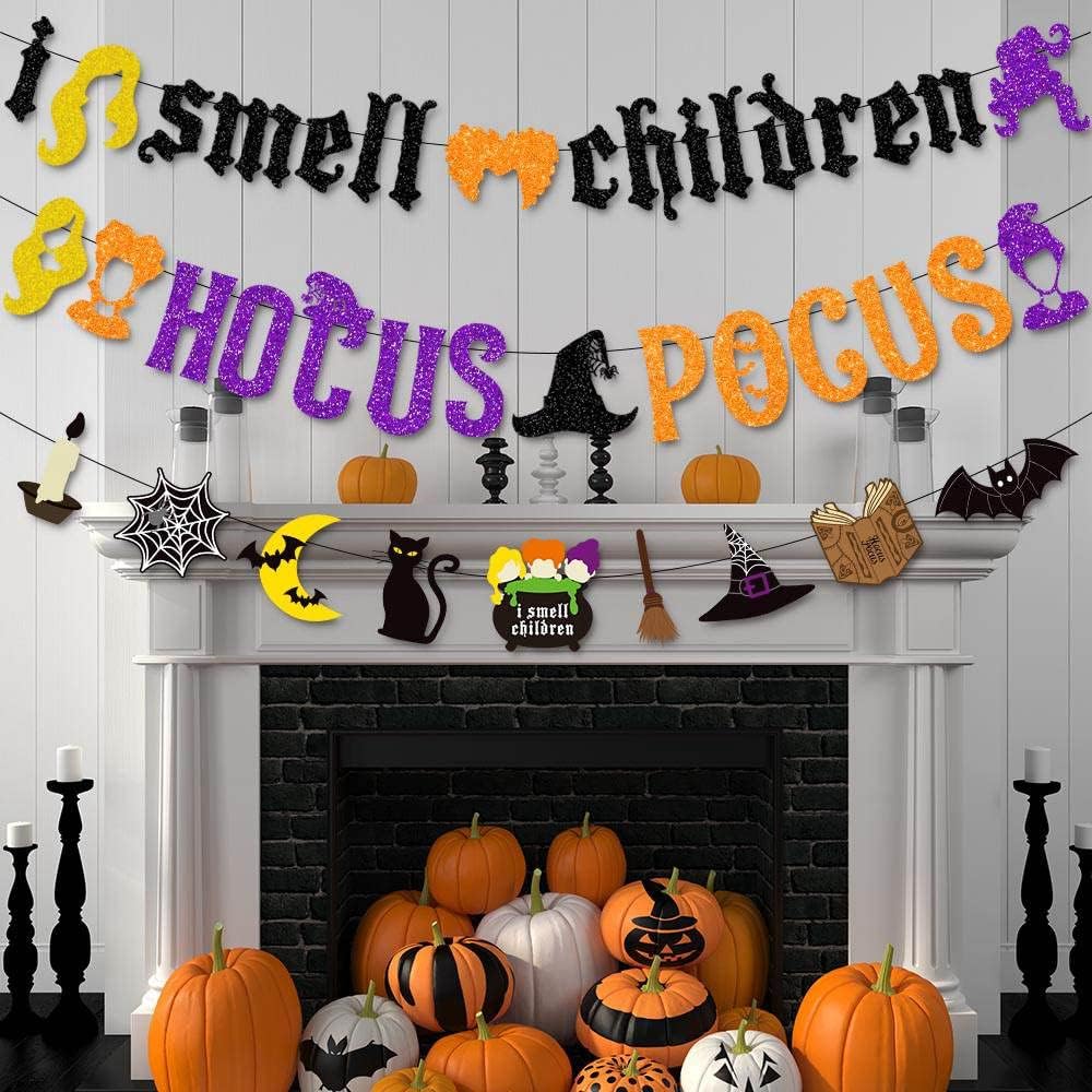 Happy Halloween Banner Cake Topper 11Pcs Decor Set