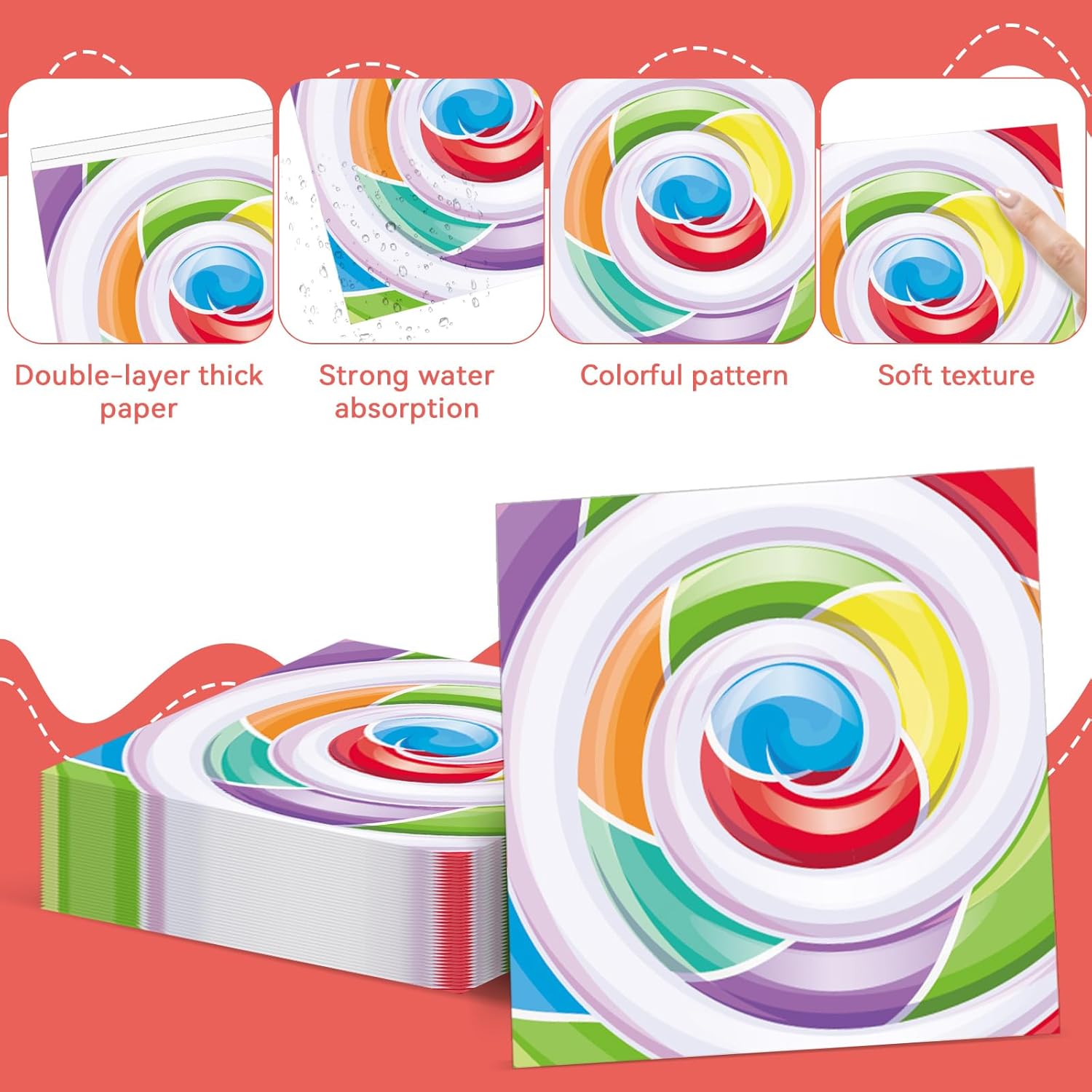 96pcs Candyland Party Supplies for Kids Birthday Baby Shower