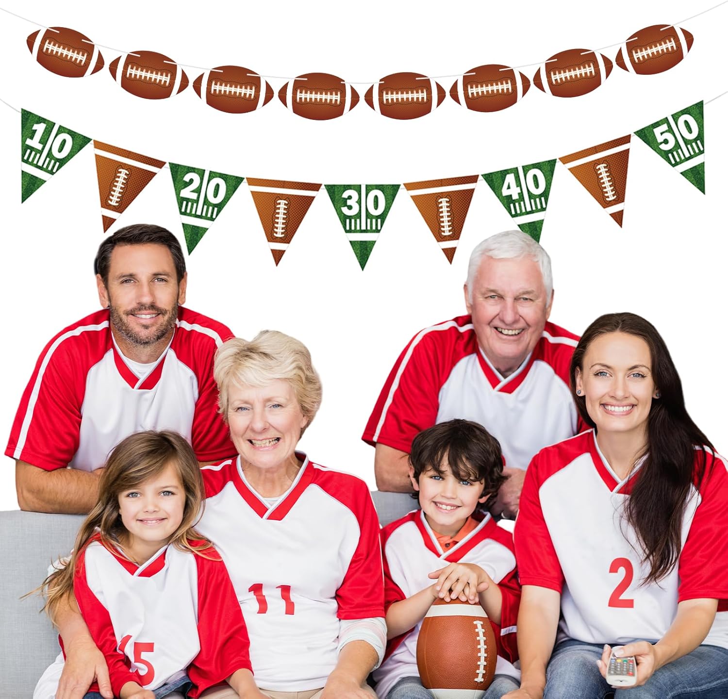 Football Party Decorations Banners for Birthday Events