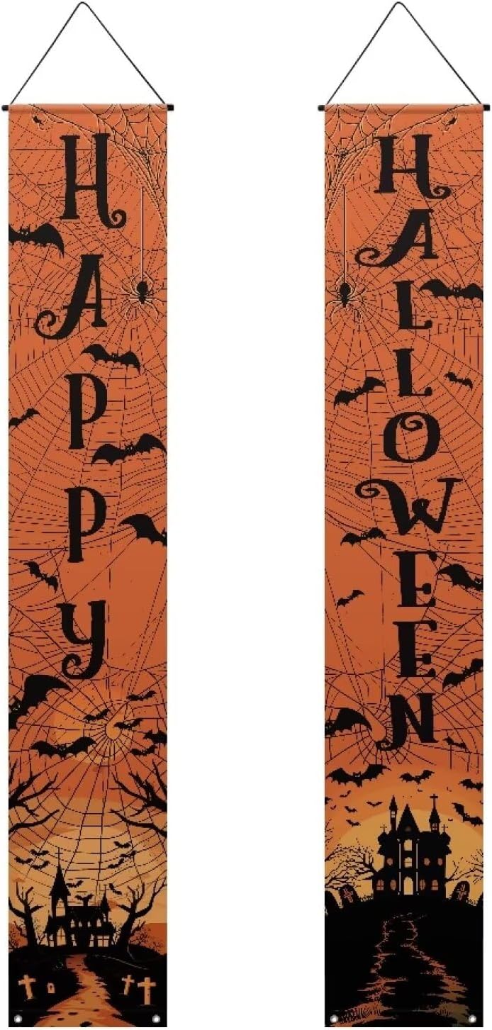 Halloween Witches Outdoor Banner Hocus Pocus Decor