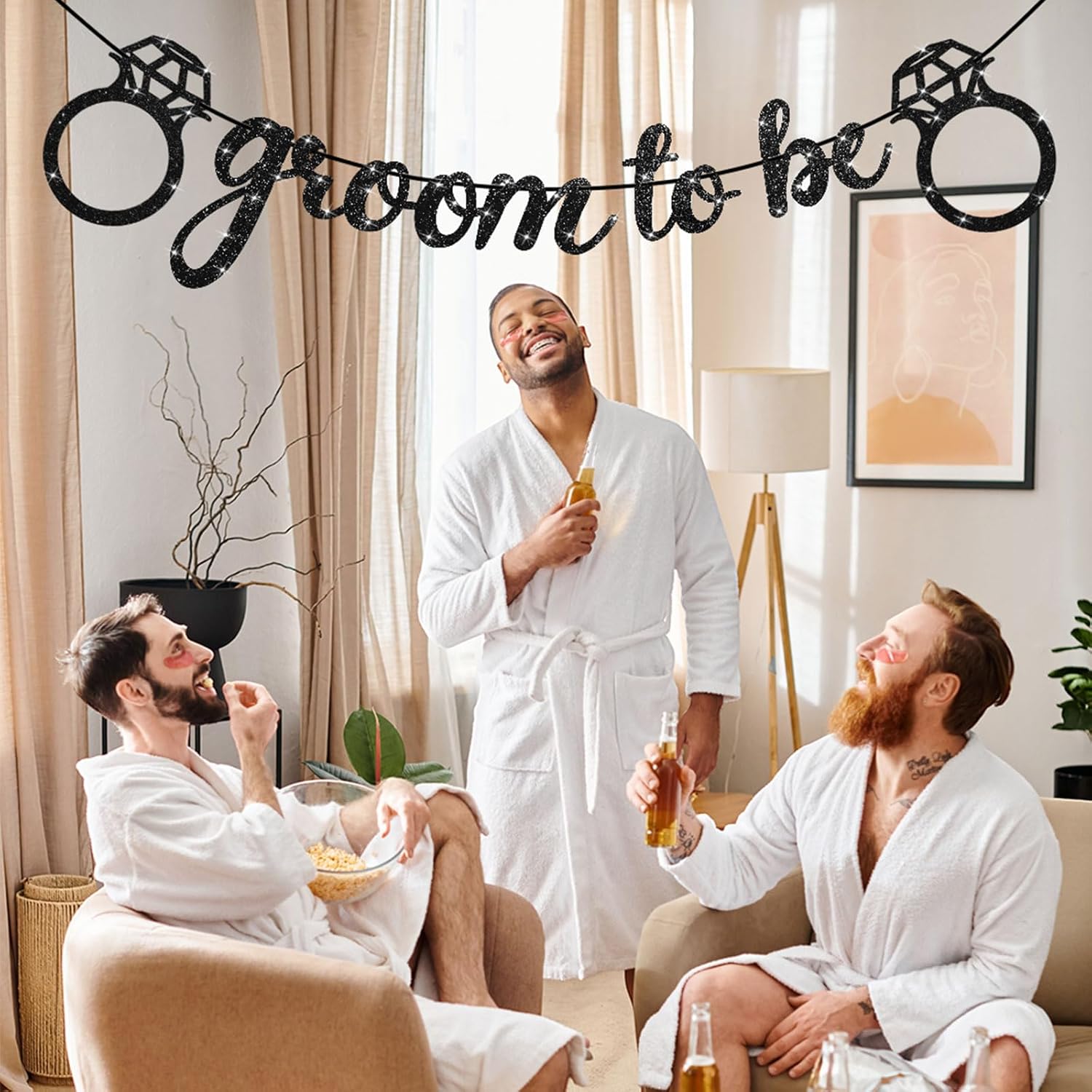 Breling 10ft Groom to Be Banner Garland Decor