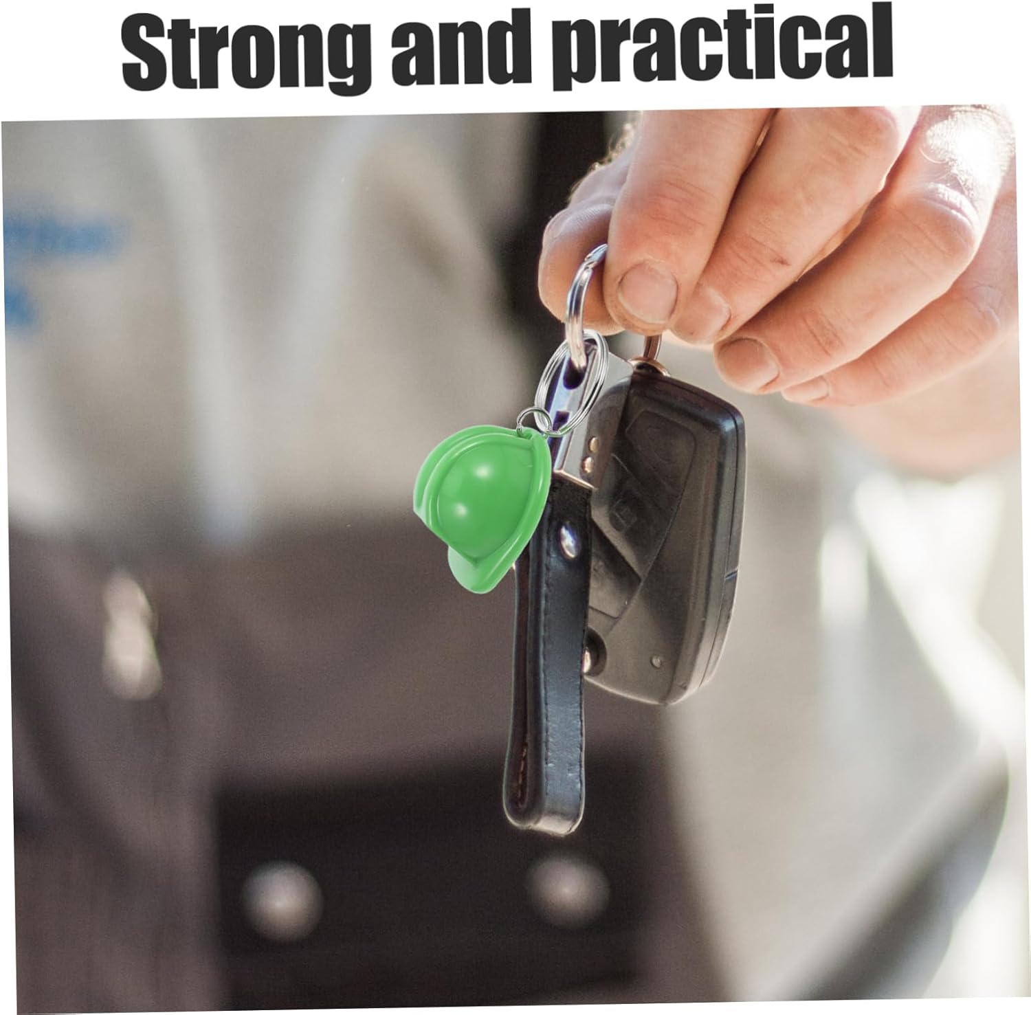 Cabilock 4pcs Mini Construction Helmet Keychain
