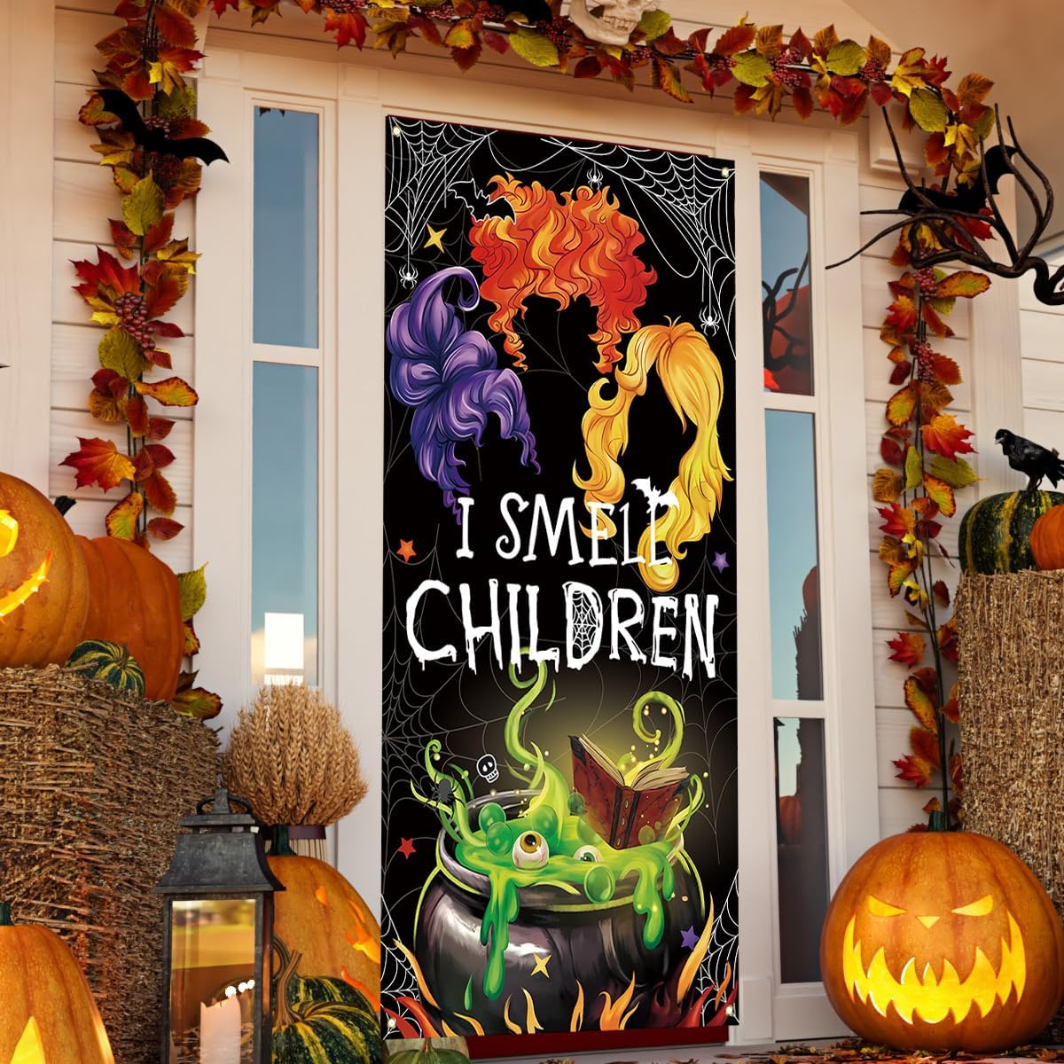 Hocus Pocus Door Cover Sanderson Sisters Halloween Banner