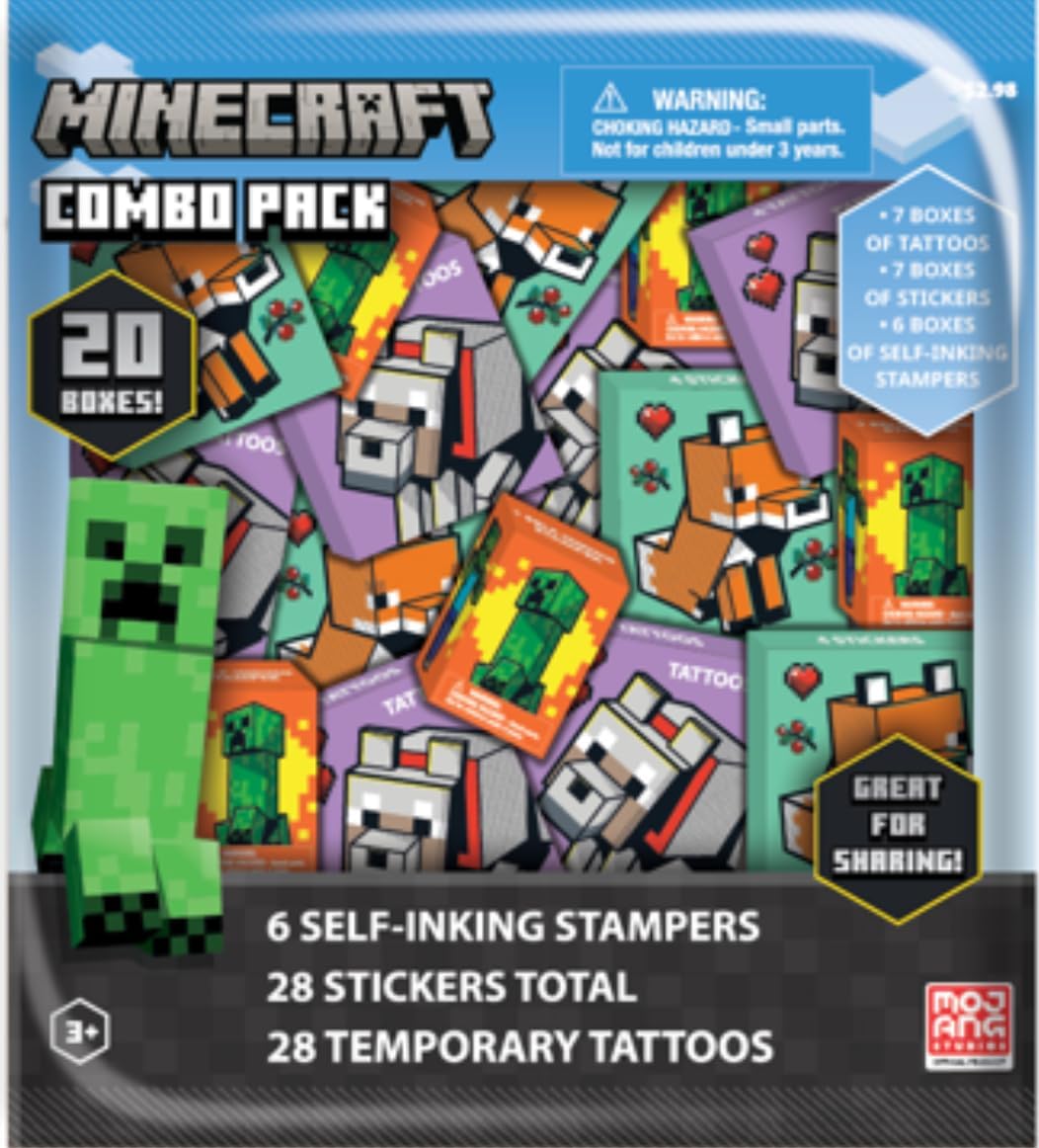 Minecraft Party Favors for 20 Guests Bundle