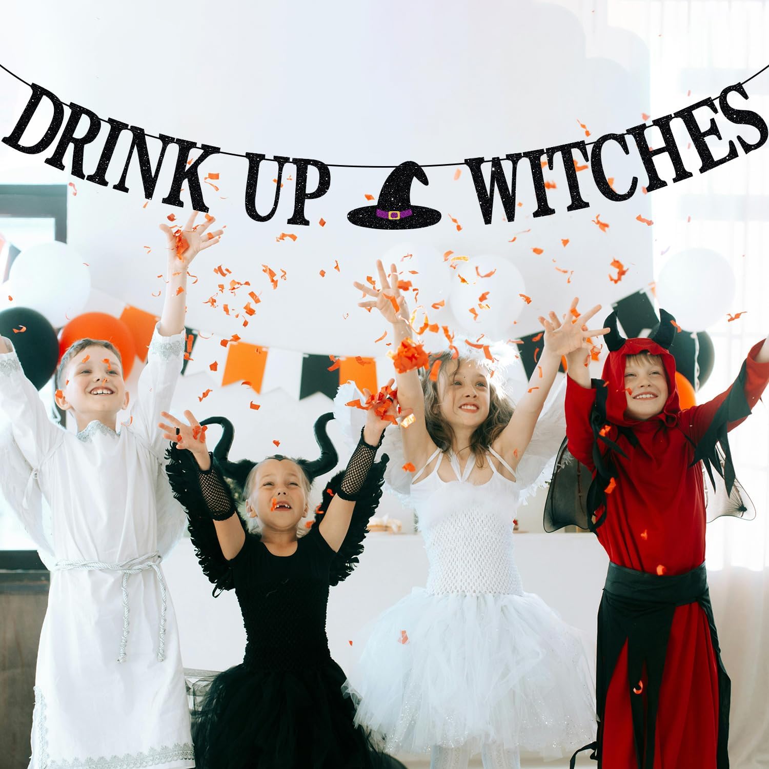 Drink Up Witch Banner Halloween Party Decor