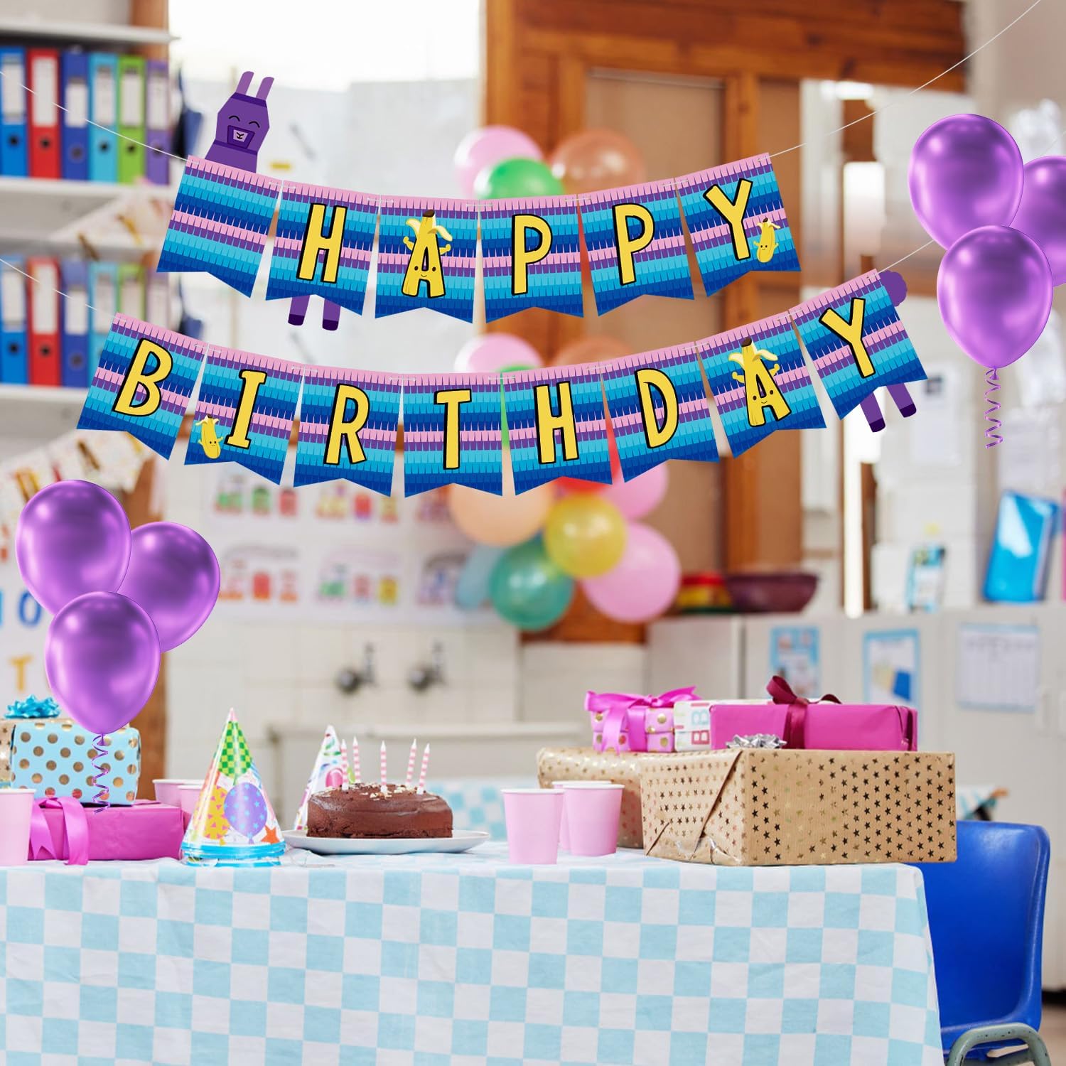 Gaming Birthday Banner for Game Lovers Party Decoration