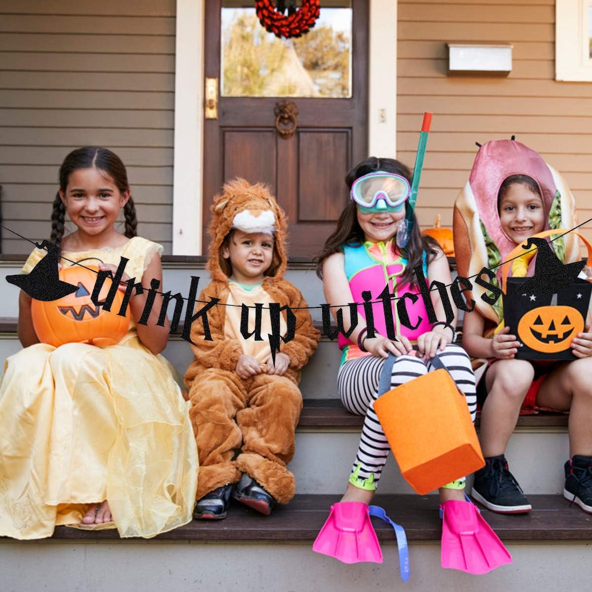 Drink Up Witches Banner - Halloween Party Decoration