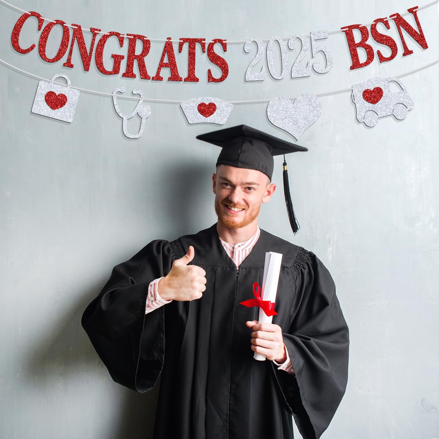 Congrats 2025 BSN Banner for Nursing Graduation