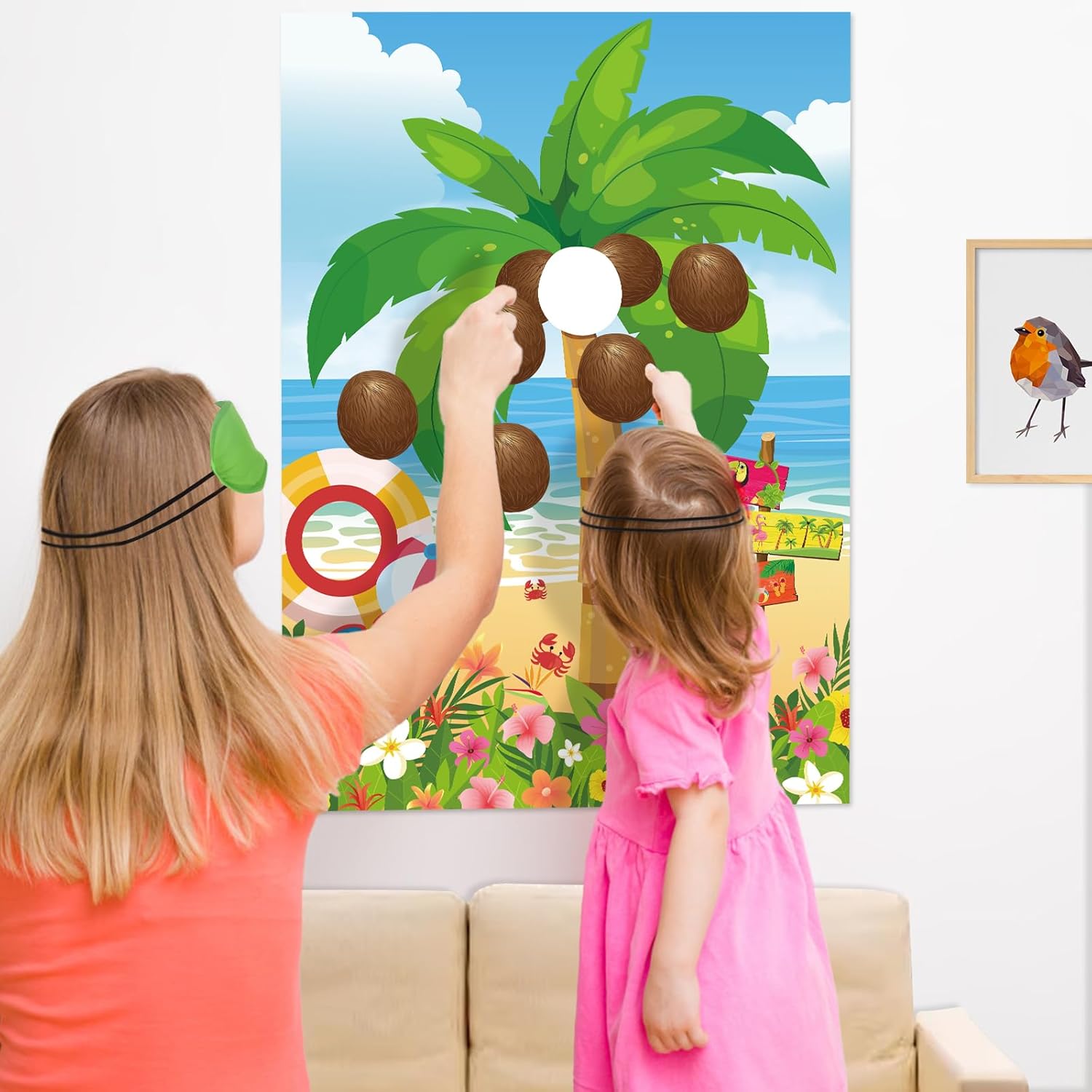 Hooqict Hawaiian Luau Party Games for Kids