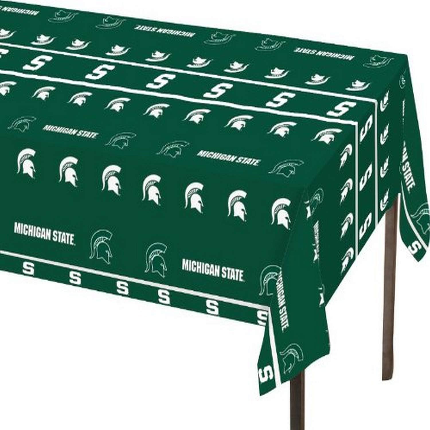 Creative Converting Michigan State Spartans Table Cover 54x108