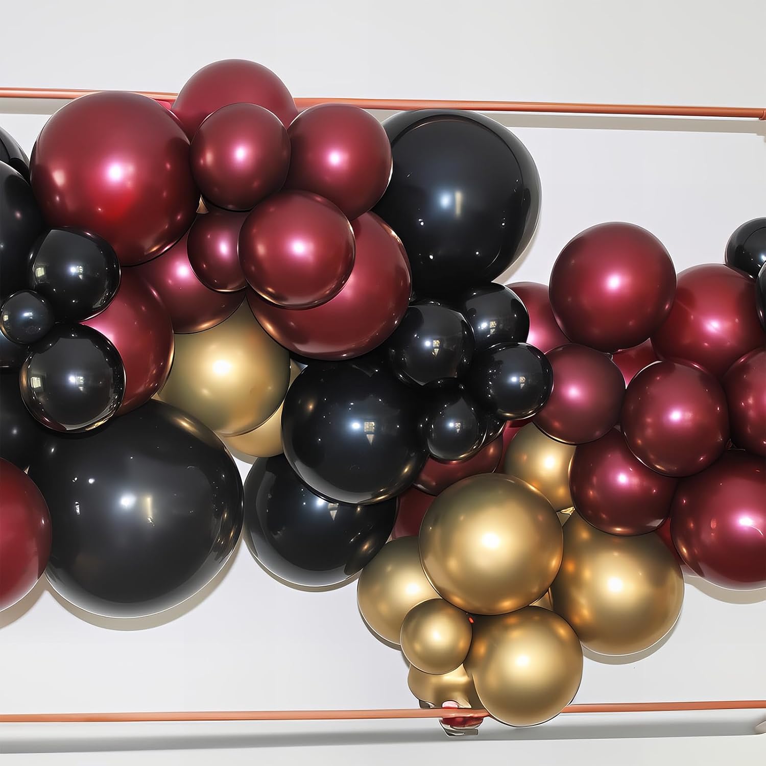 HILAVO 12 Inch Metallic Gold Balloons Party Decor