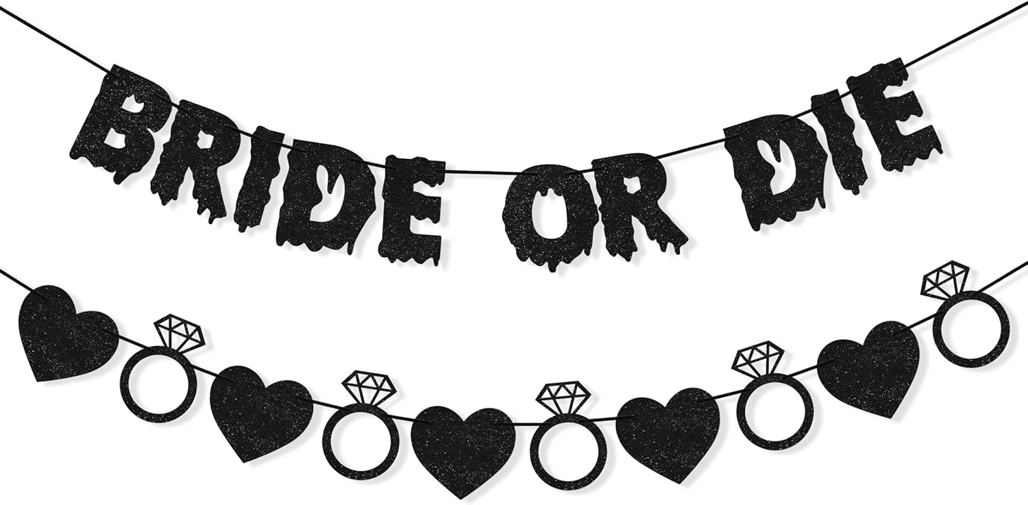 Bride or Die Bachelorette Party Decor Banner
