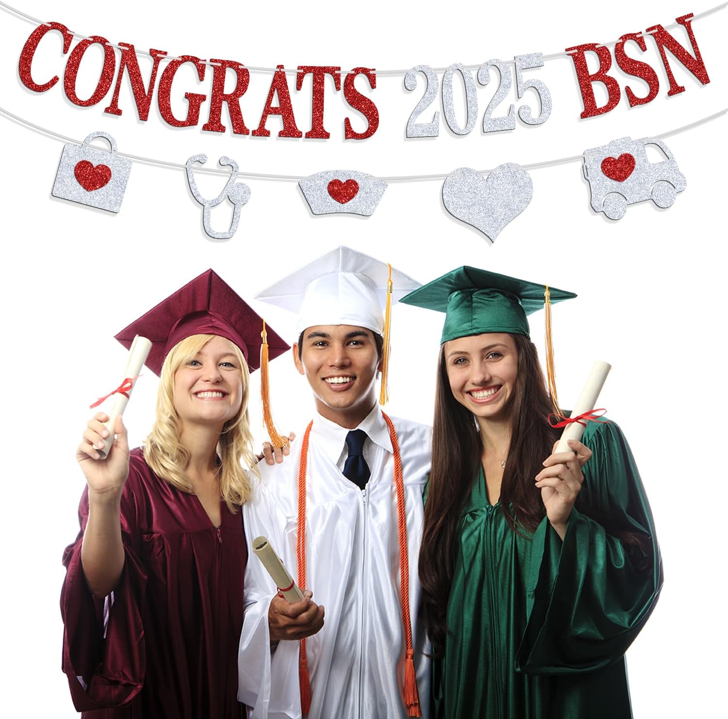 Congrats 2025 BSN Banner for Nursing Graduation
