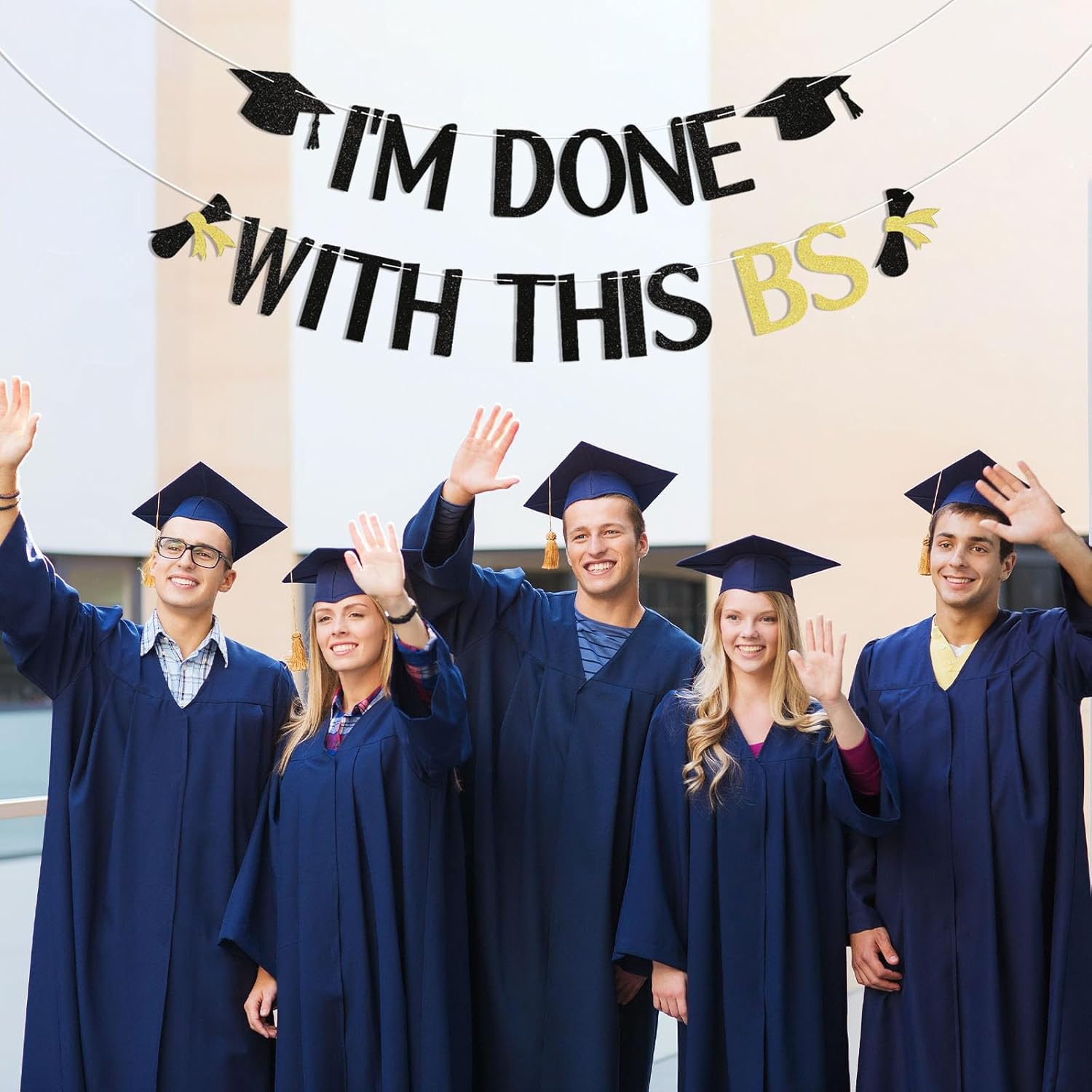 Im Done With This BS Graduation Banner