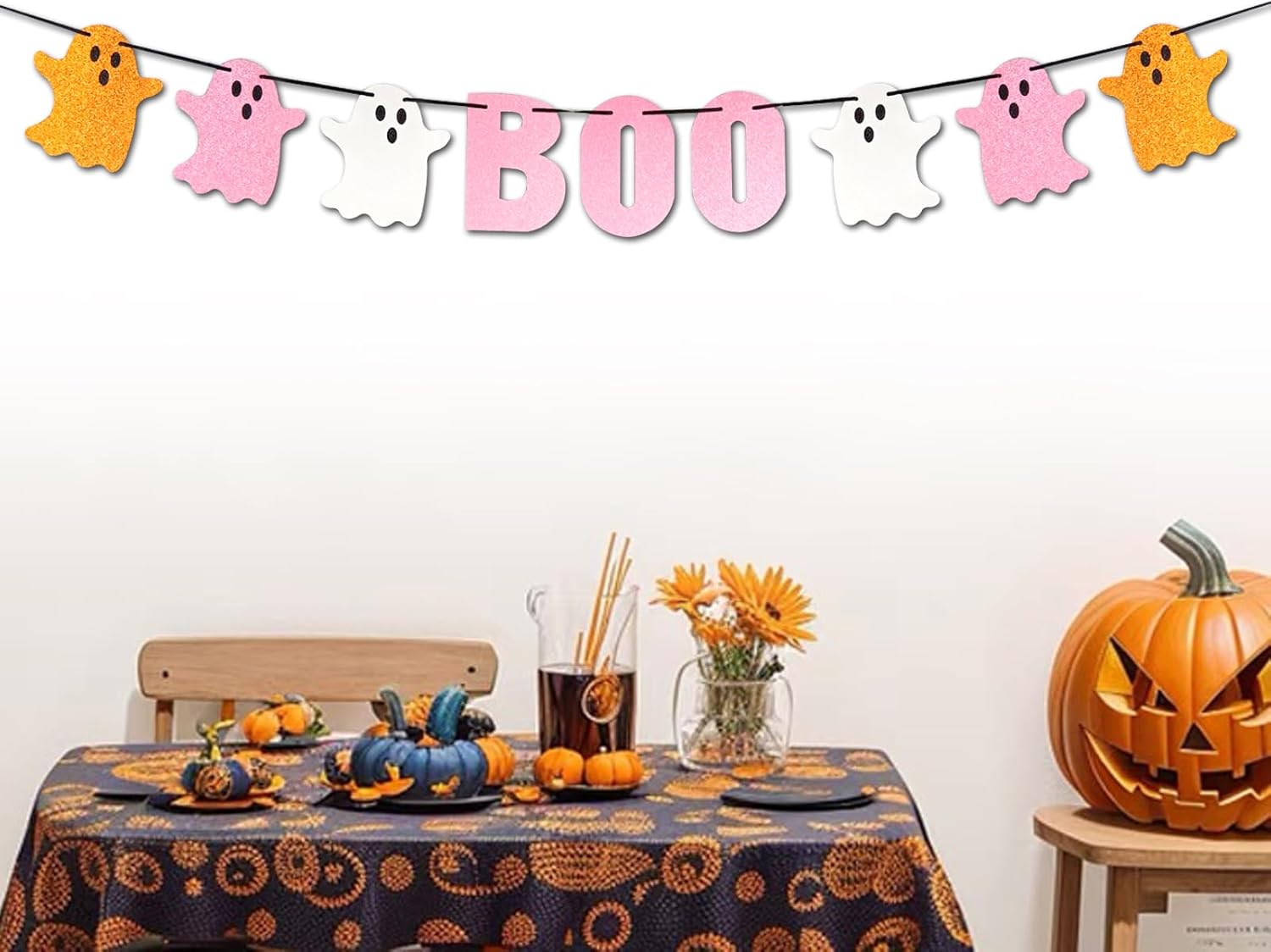 Cute Boo Banner Halloween Party Decor