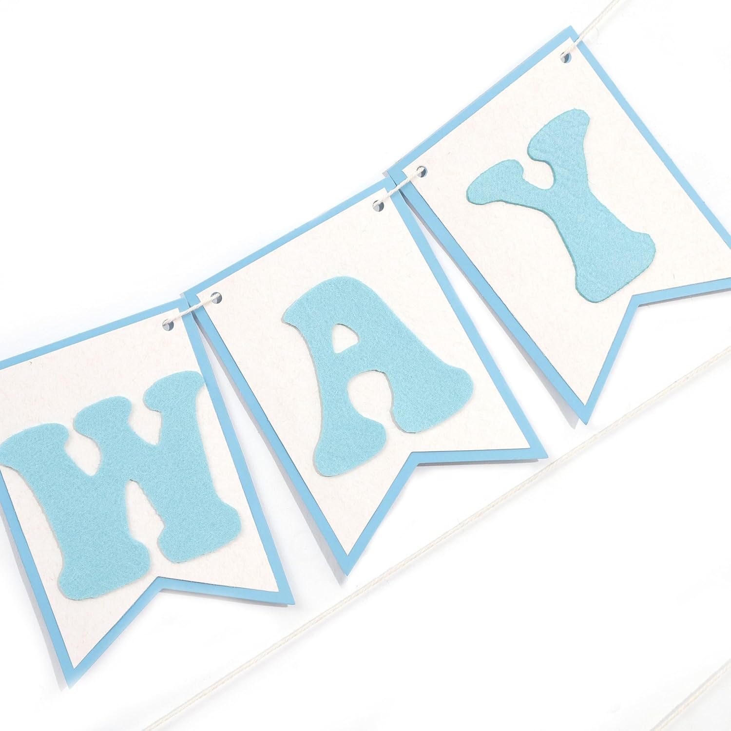 Blue Half Way To One Birthday Banner Decor